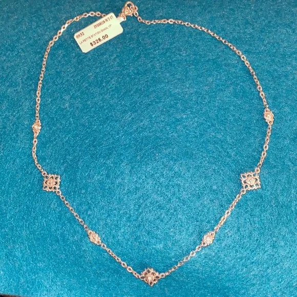 Judith Ripka La petite station chain necklace